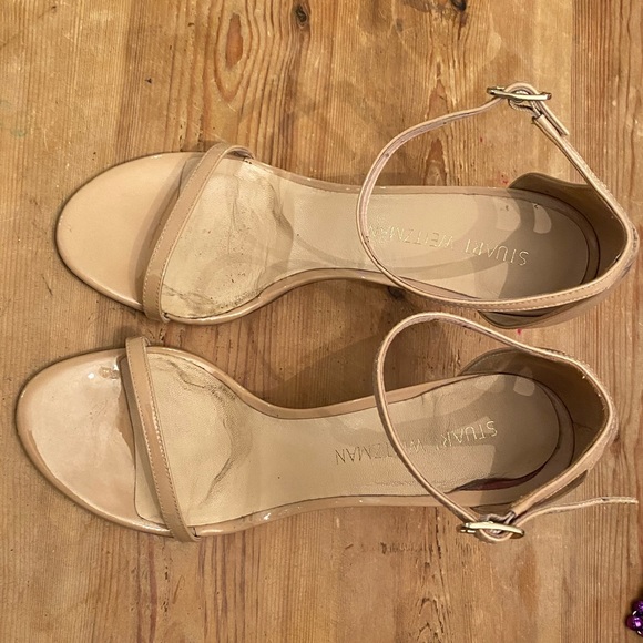 Patent Leather Nudistsong Heel by Stuart Weitzman (8W) - Picture 2 of 10